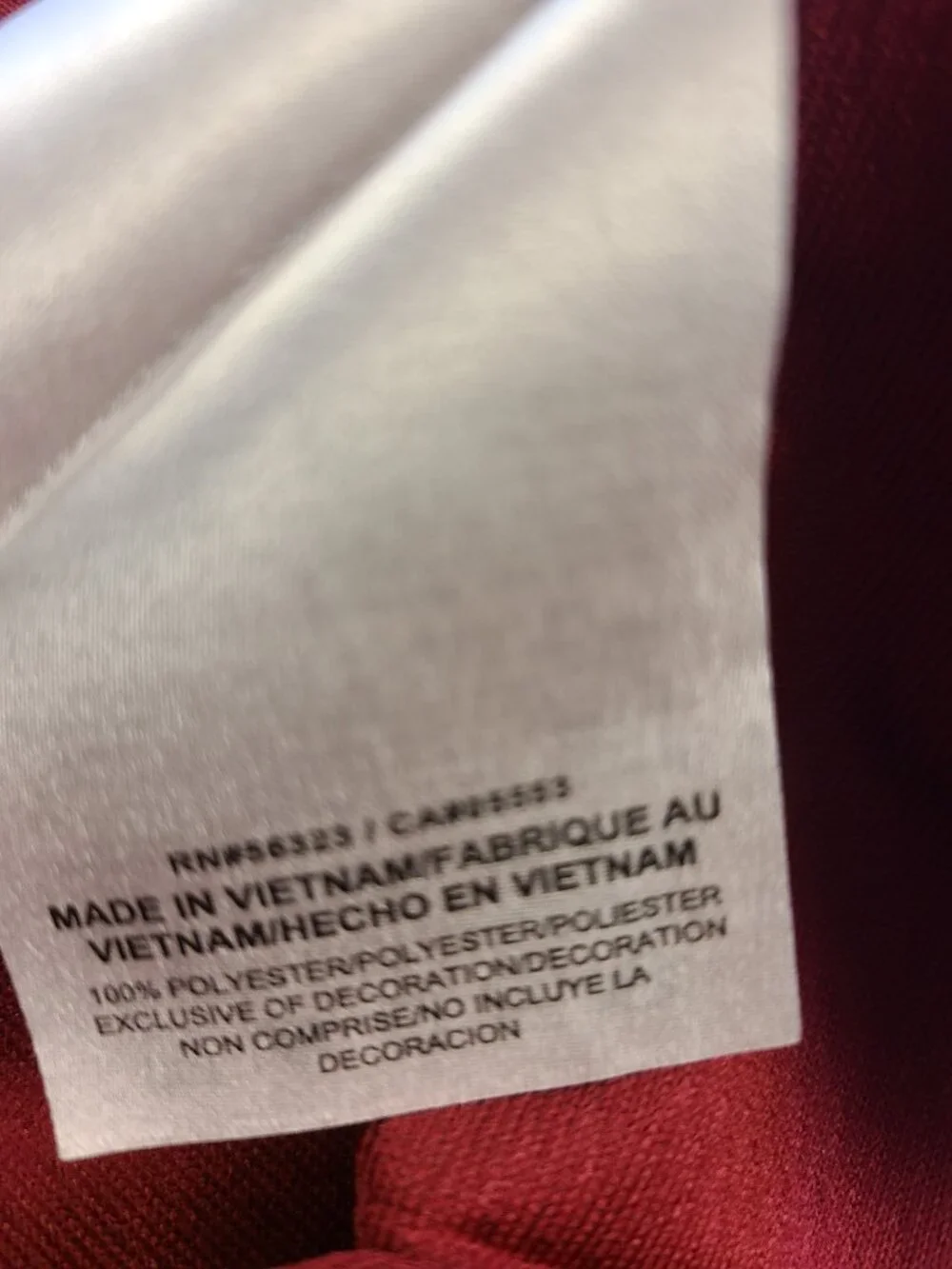 Nike Shirt Men's L Red & White